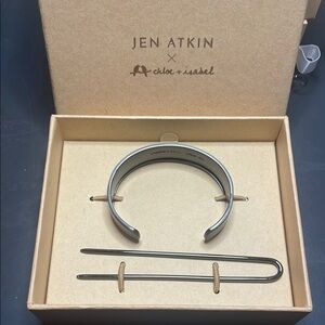 JEN ATKIN x Chloe + Isabel Hematite Bun Clip